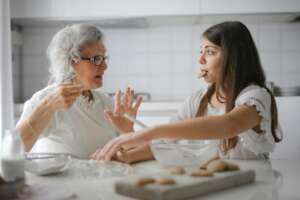 Grandmother and Granddaughter cookies