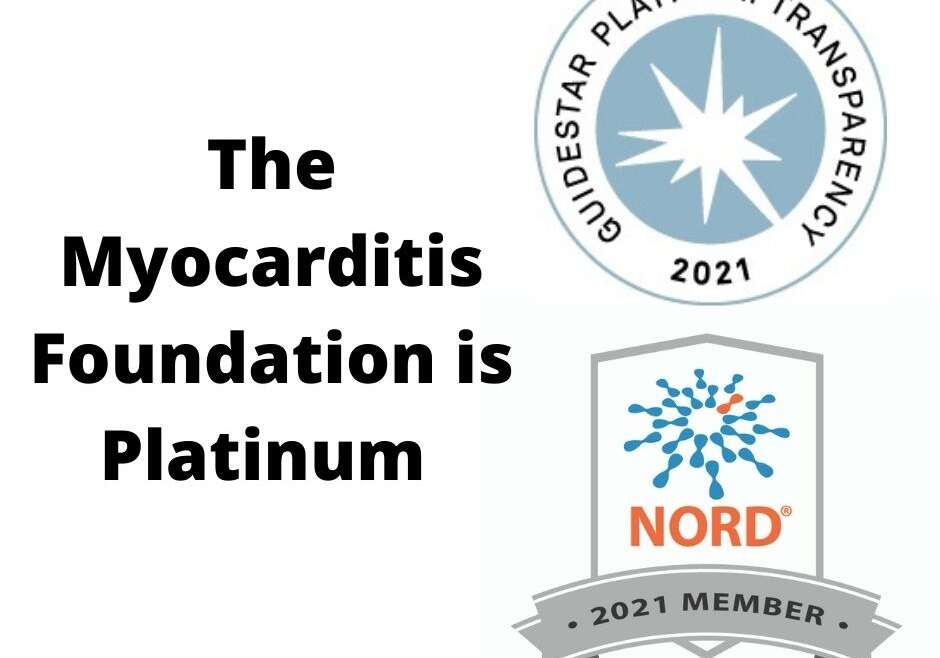 The 2021 year started out as a Platinum Year all around for the Myocarditis Foundation!