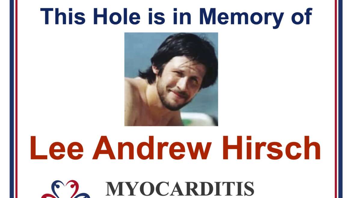 Please Support the Myocarditis Foundation as a Tee Hole Sponsor…