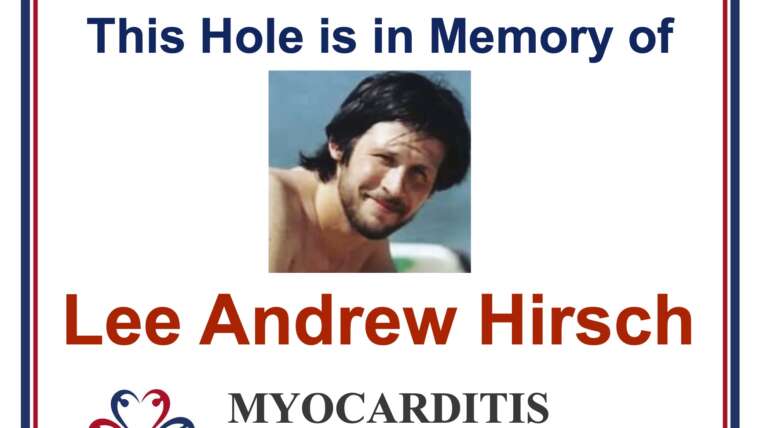 Please Support the Myocarditis Foundation as a Tee Hole Sponsor…