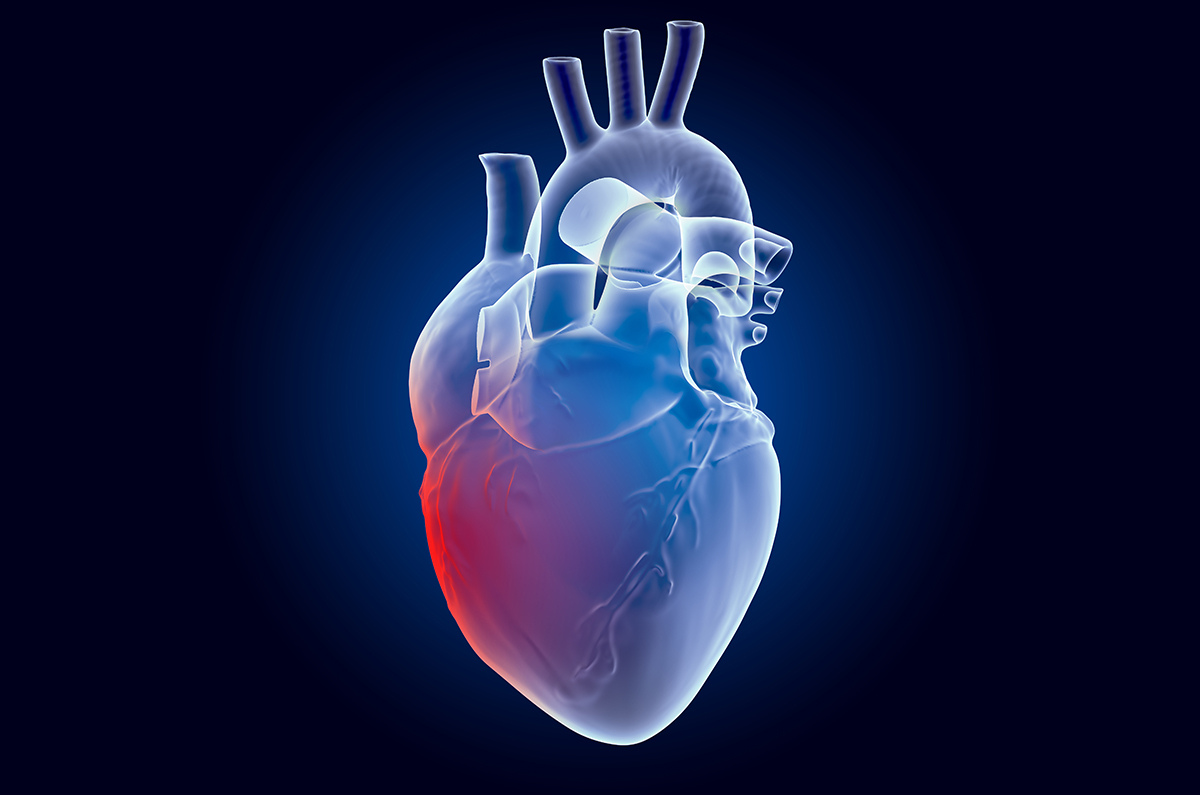 Pain,In,Heart,Concept.,Ghost,Light,Effect,,X-ray,Hologram.,3d
