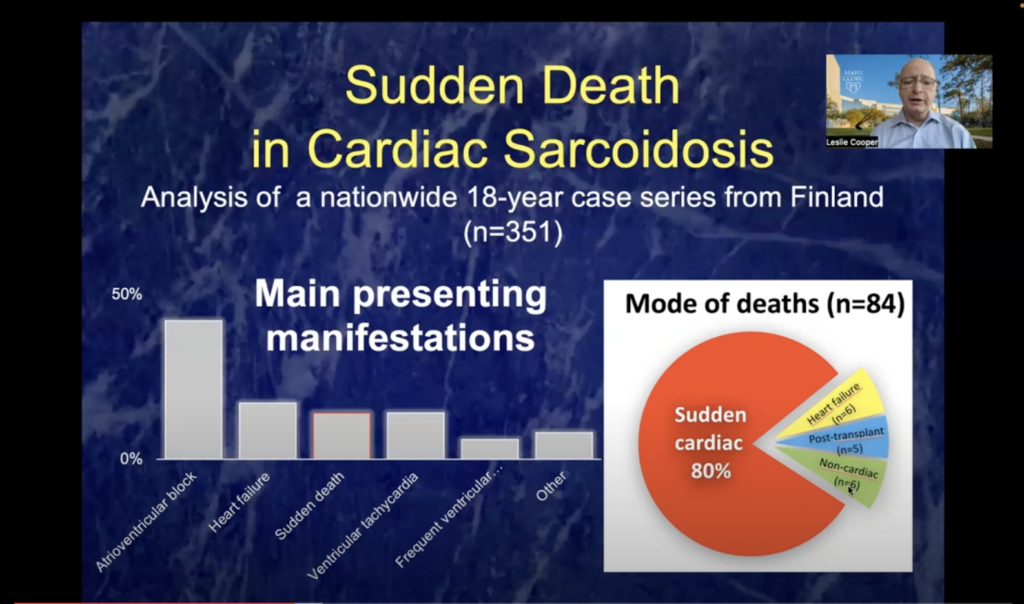 Dr. Leslie T. Cooper, Jr Speaks on Sarcoidosis