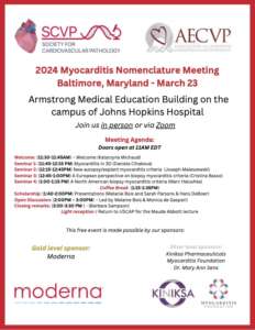 SCVP AECVP Myocarditis Meeting